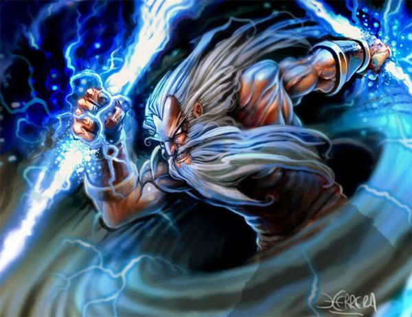 Zeus được coi tương đương như thần Jupiter trong thần thoại La Mã, một trong những vị thần tối cao.