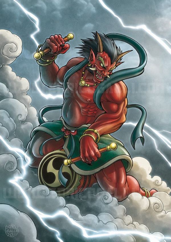 Raijin là vị thần sấm chớp trong tín ngưỡng dân gian và Thần đạo Nhật Bản