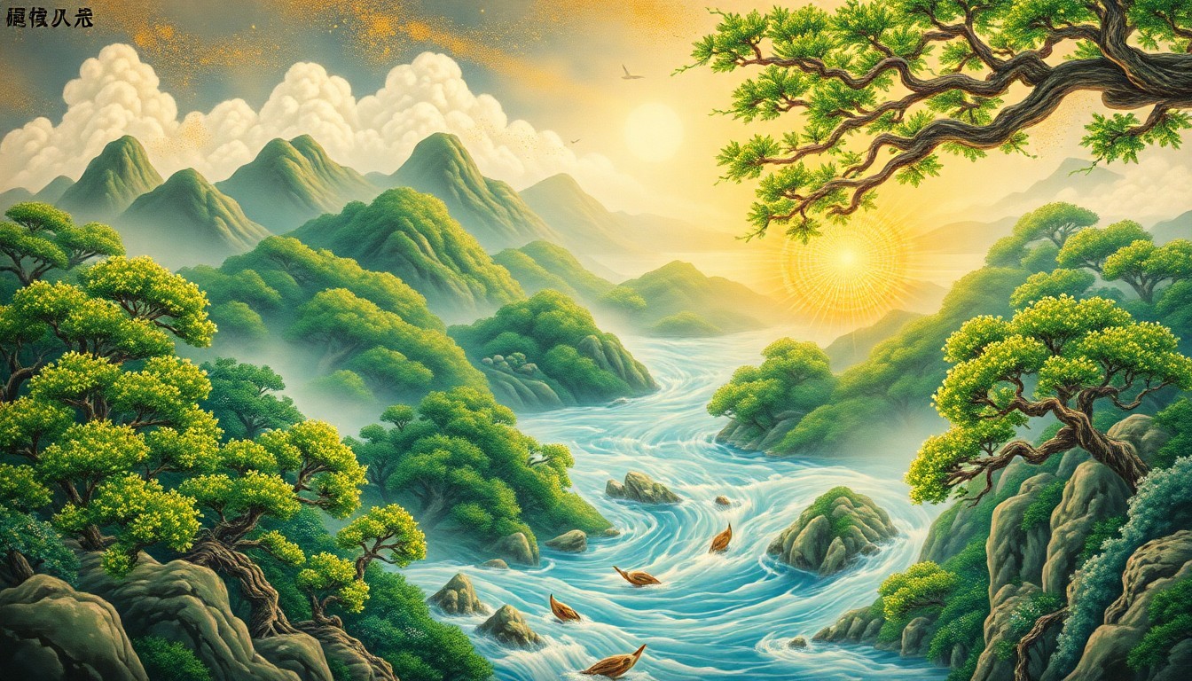 Mệnh Thiên Hà Thủy bừng sáng vận khí khi kết hợp mạnh mẽ với mệnh Mộc